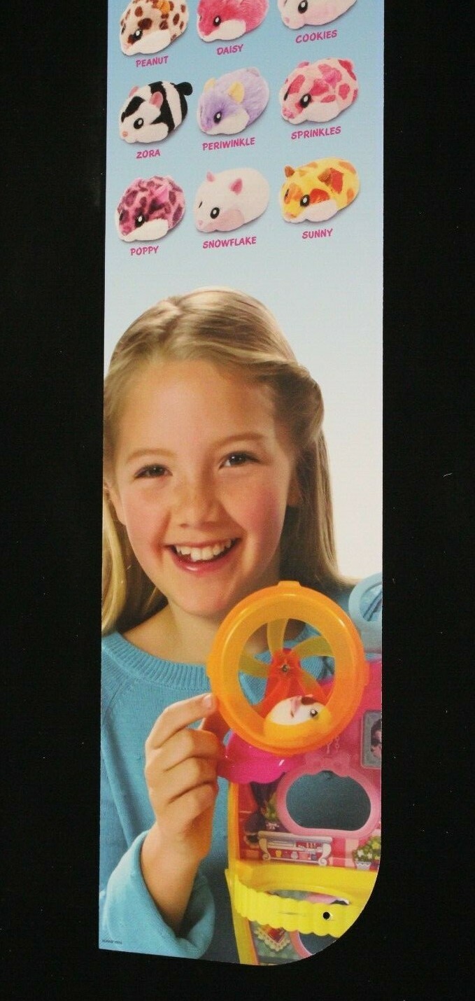 Toys R Us Geoffrey Retail Sign Store Aisle Display 48X10 Zuru Hamsters Banner