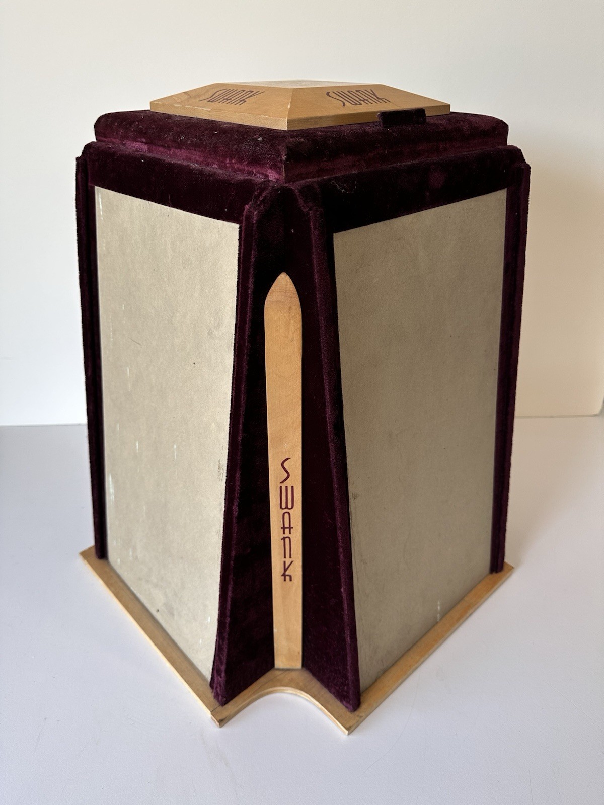 Vintage Swank Countertop Jewelry Point of Sale Store Display – Art Deco Look