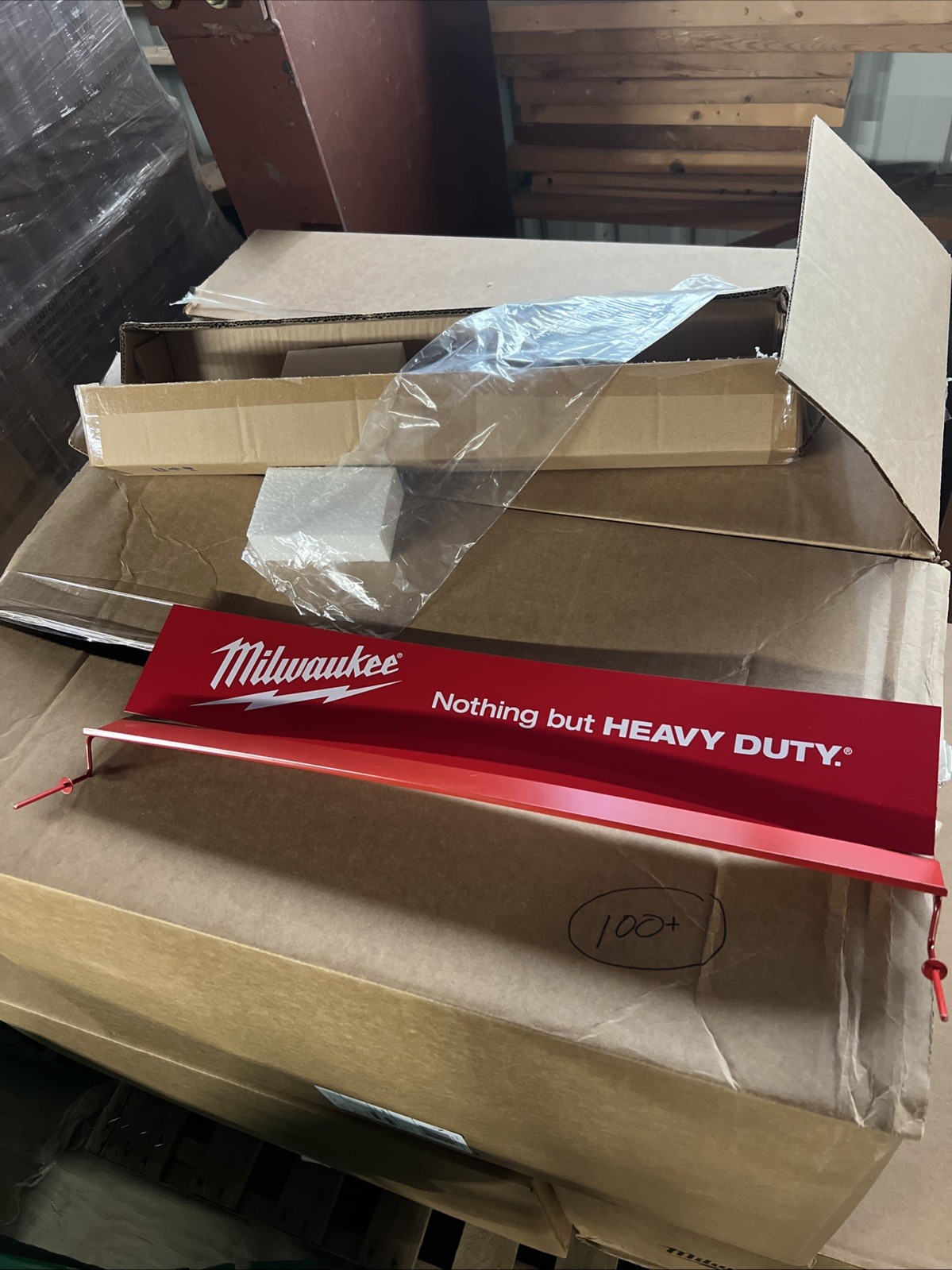 Milwaukee Display Piece For Garage Decoration