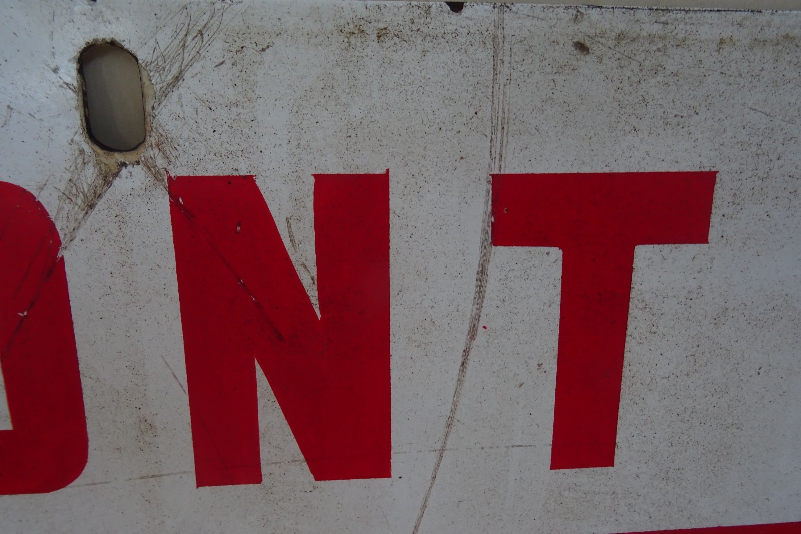 enamel sign train FS railway station Turin Pont Rivarolo Turin era