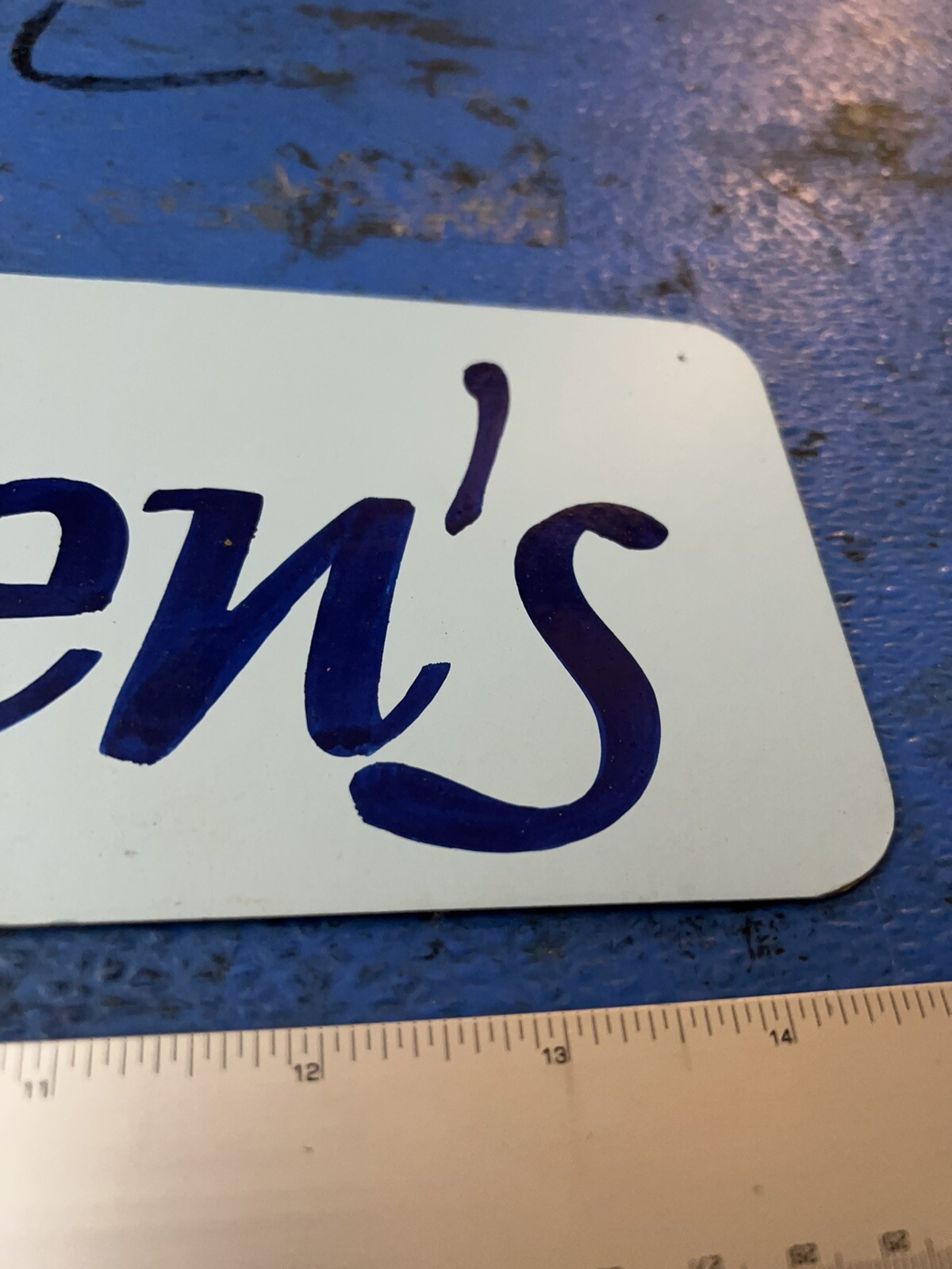 Thick Cardboard “Childern’s” 15×4 inch store sign