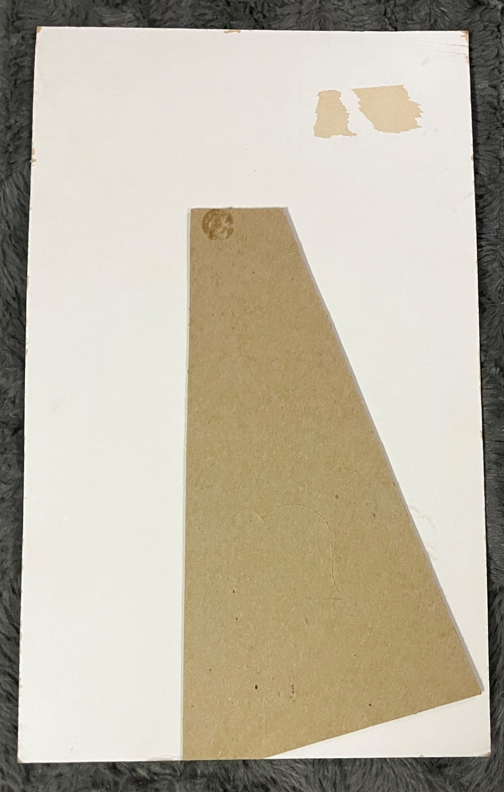 1960s vintage red goose shoes cardboard easel back advertising sign Display Rare