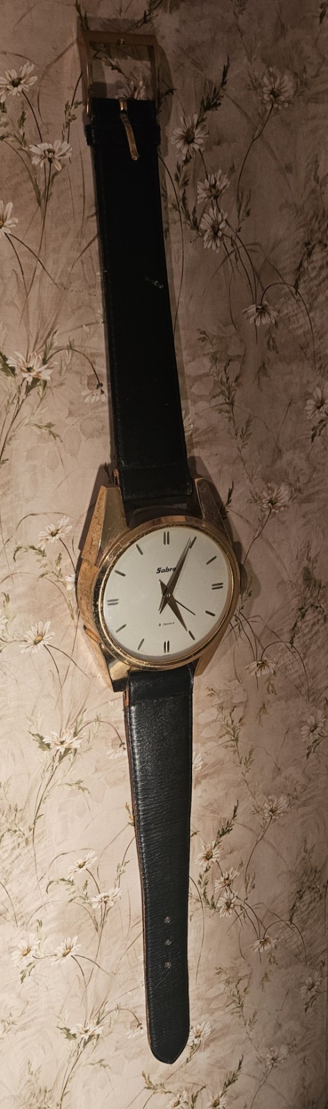 Vintage Store Display “SABRE” Wristwatch 30″ Oversized Works? 1960s Japan WATCH