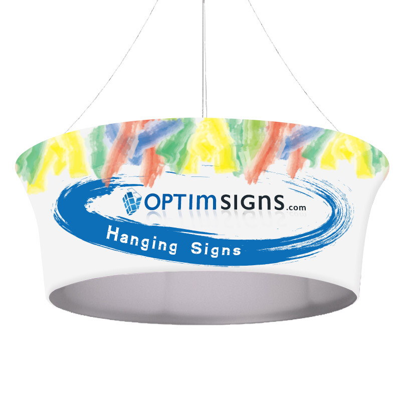 Custom Tapered Tension Fabric Ceiling Hanging for Banner Exhibition Trade Show