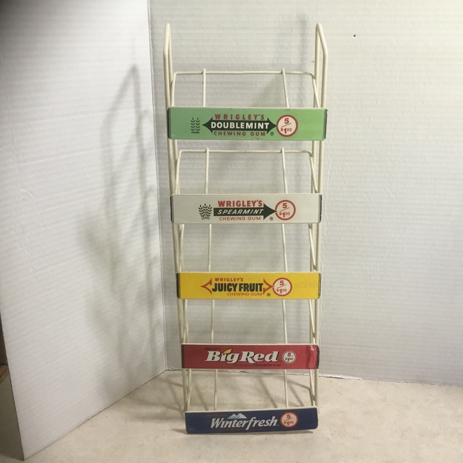 VTG 1980’s Wrigley’s Chewing Gum Advertising Rack Store Display