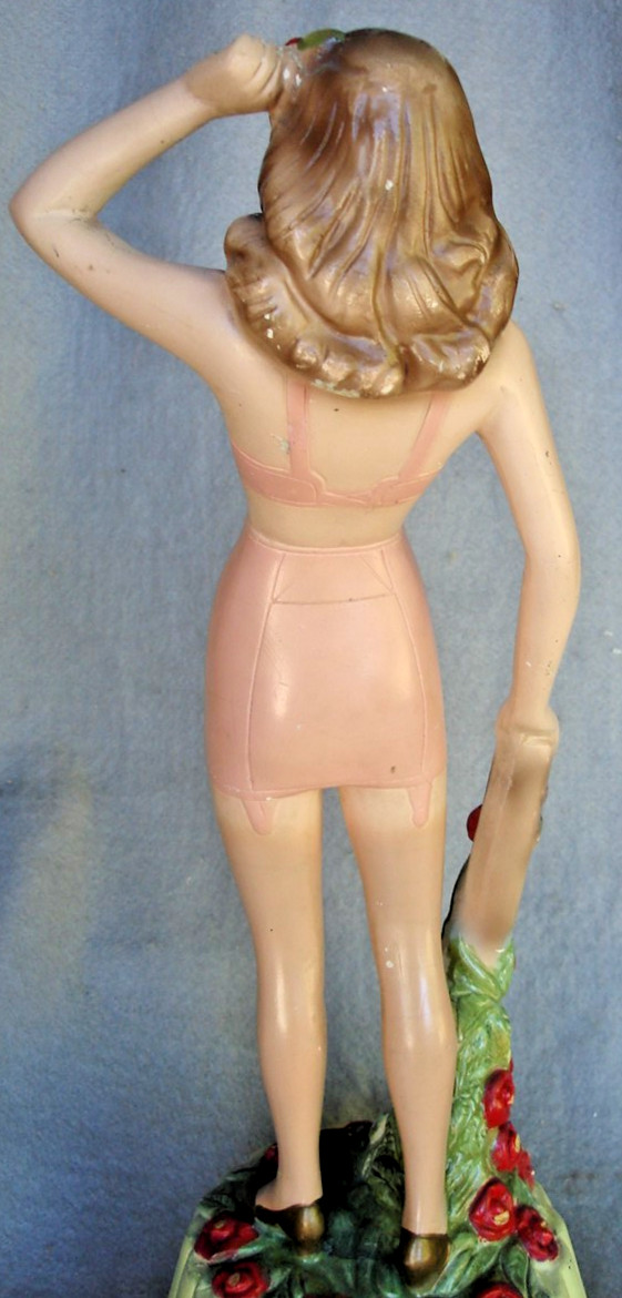 1960,s Flexees Womans under garment Store Display Mannequin 18 Tall