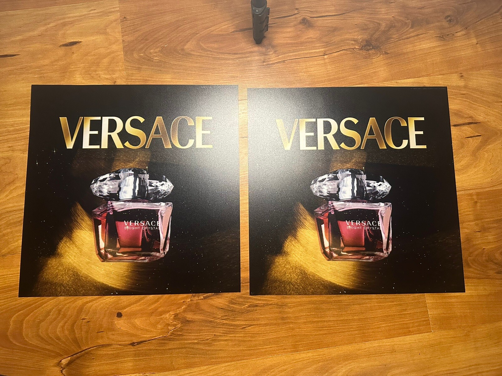 RAREVersace Fragrance Store Display Posters 13×13” Cool For Closet /Powder Room