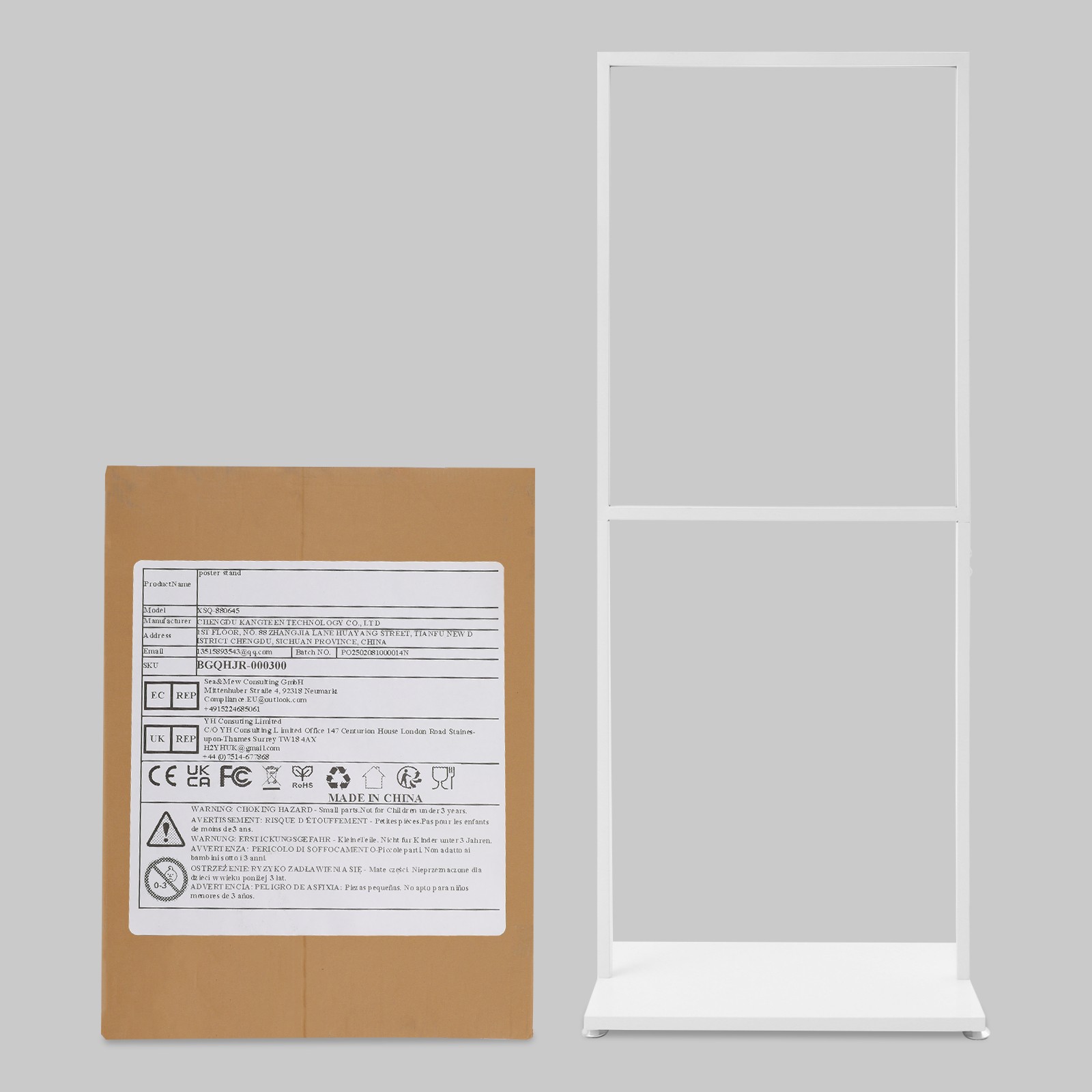 Advertising Display Stand,Poster Display Stand,Freestanding Display Stand 143cm