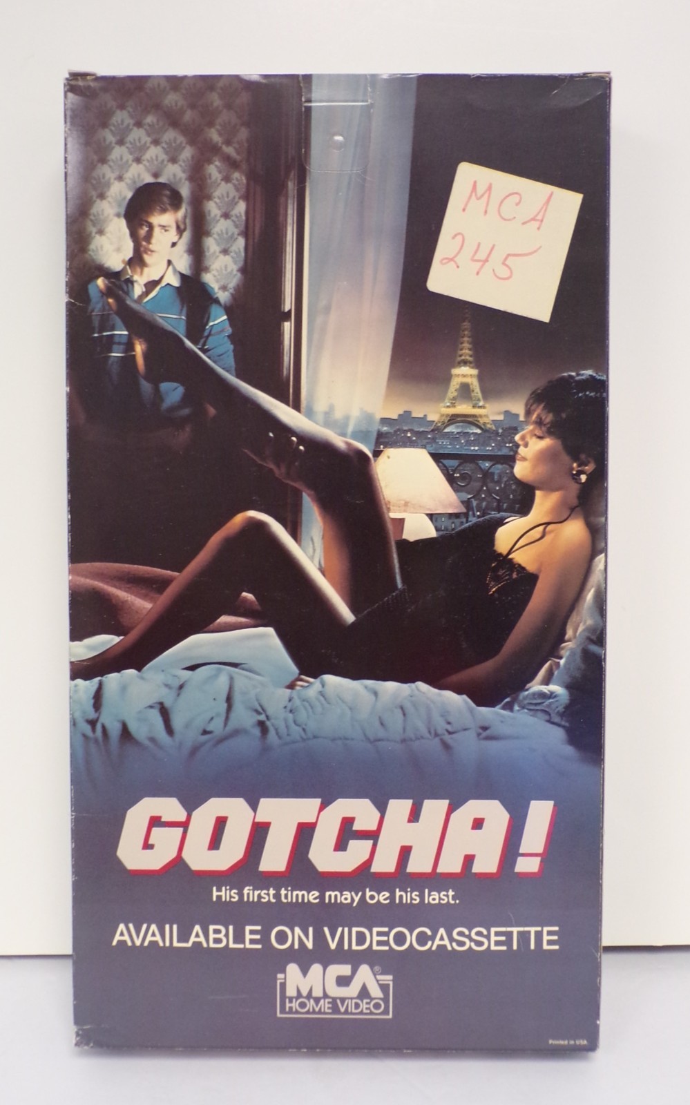 Gotcha! 1985 MCA Home Video Store Stand-Up Display Box 15″ 110425WBAN-14