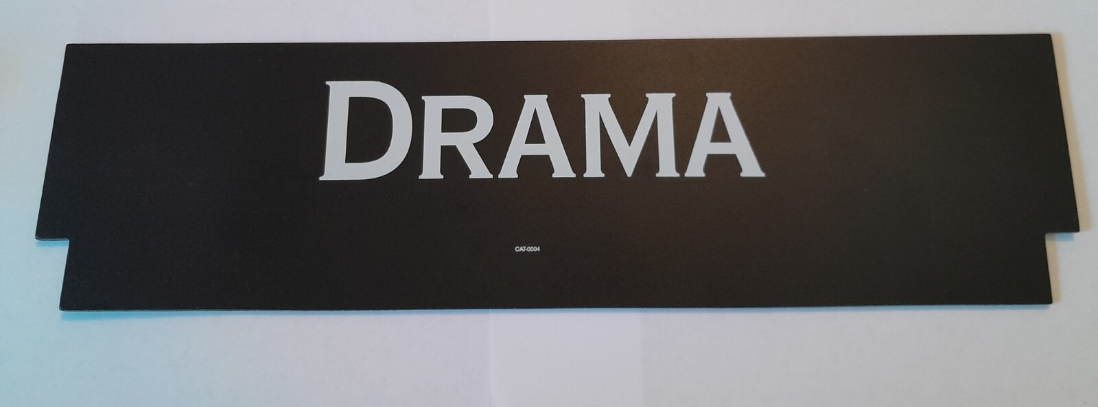 Lot Of 4 Vintage Hollywood Video Store Display Signs Mystery, Drama, Comedy