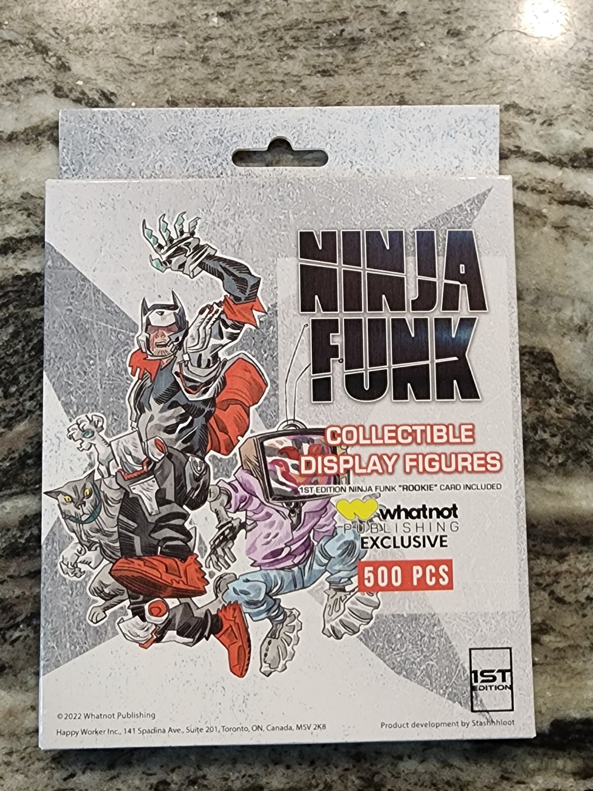 NINJA FUNK COLLECTIBLE DISPLAY FIGURES THE GOATS W/ ROOKIE CARD