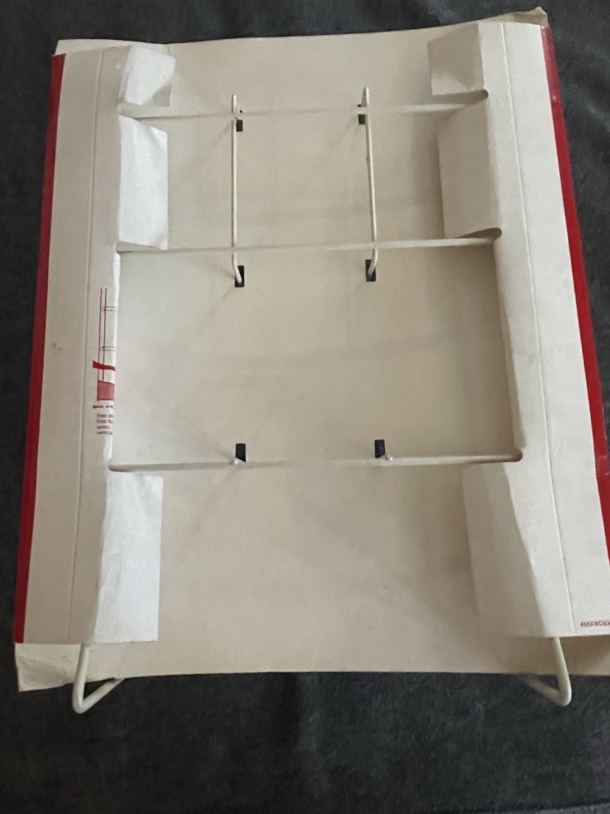 Vintage Hallmark Metal Wire Countertop Display Rack Store Display 14”x17”