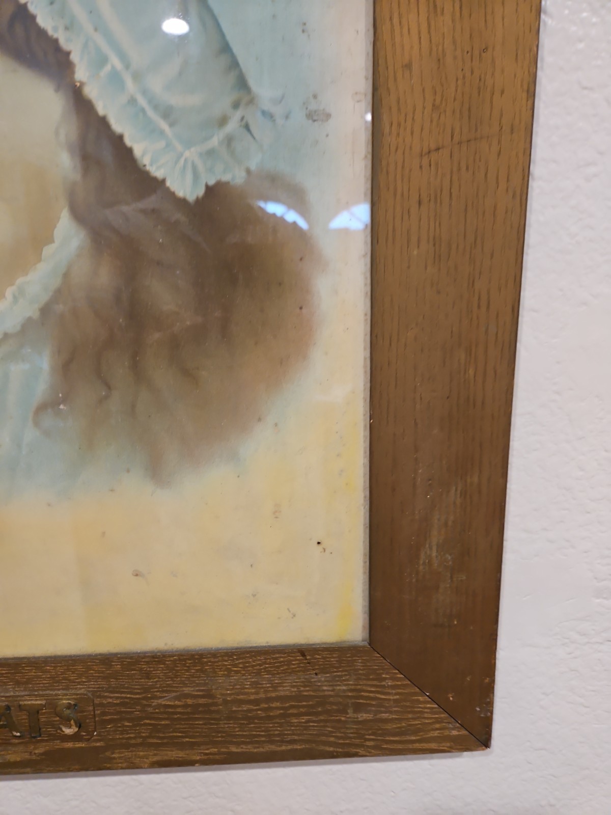 1904 Beautiful Ivory Soap Antique Advertising Sign W OG Frame “it Floats”!