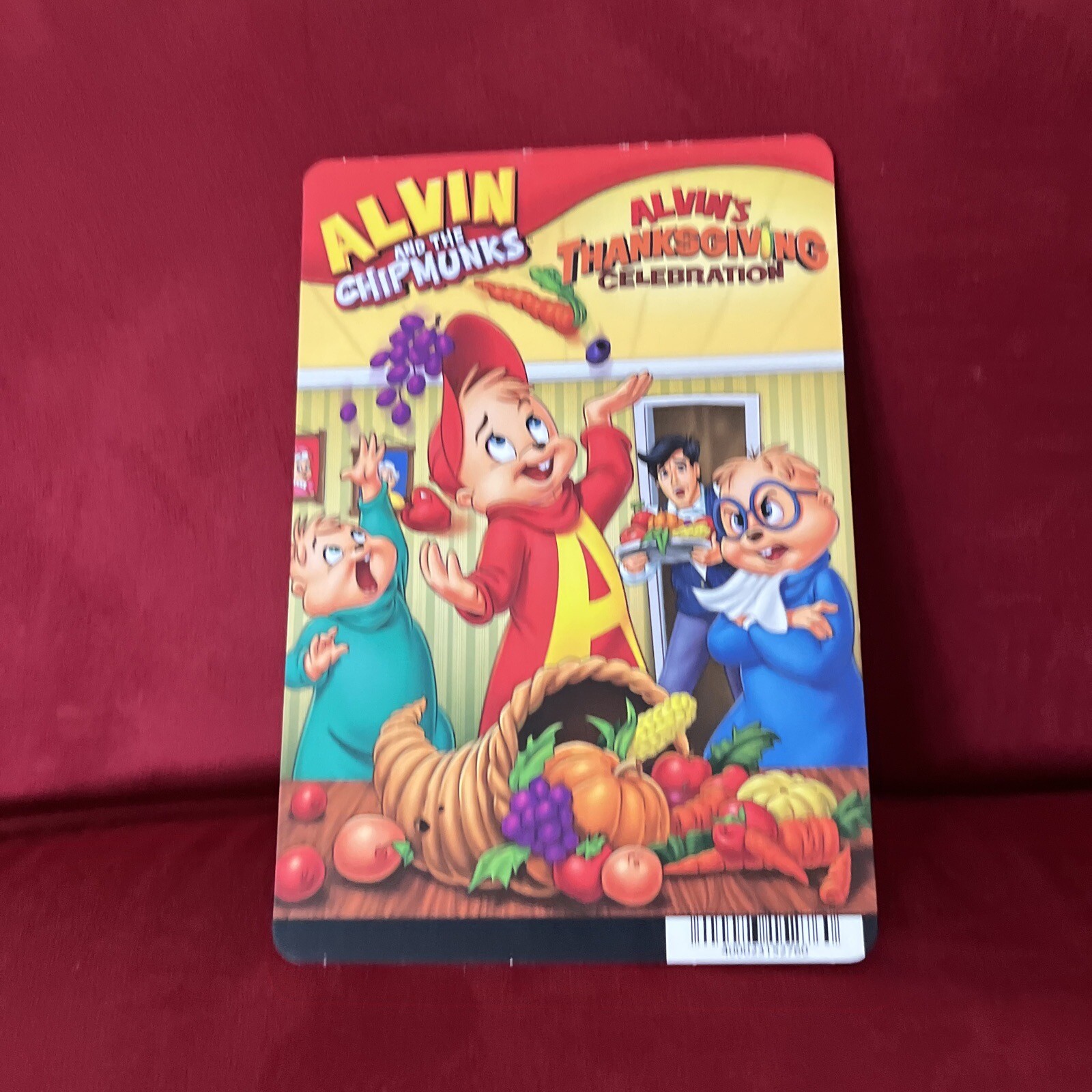 Blockbuster Movie Backer Card Mini Poster 5.5”x8” Alvin Chipmunks Thanksgiving