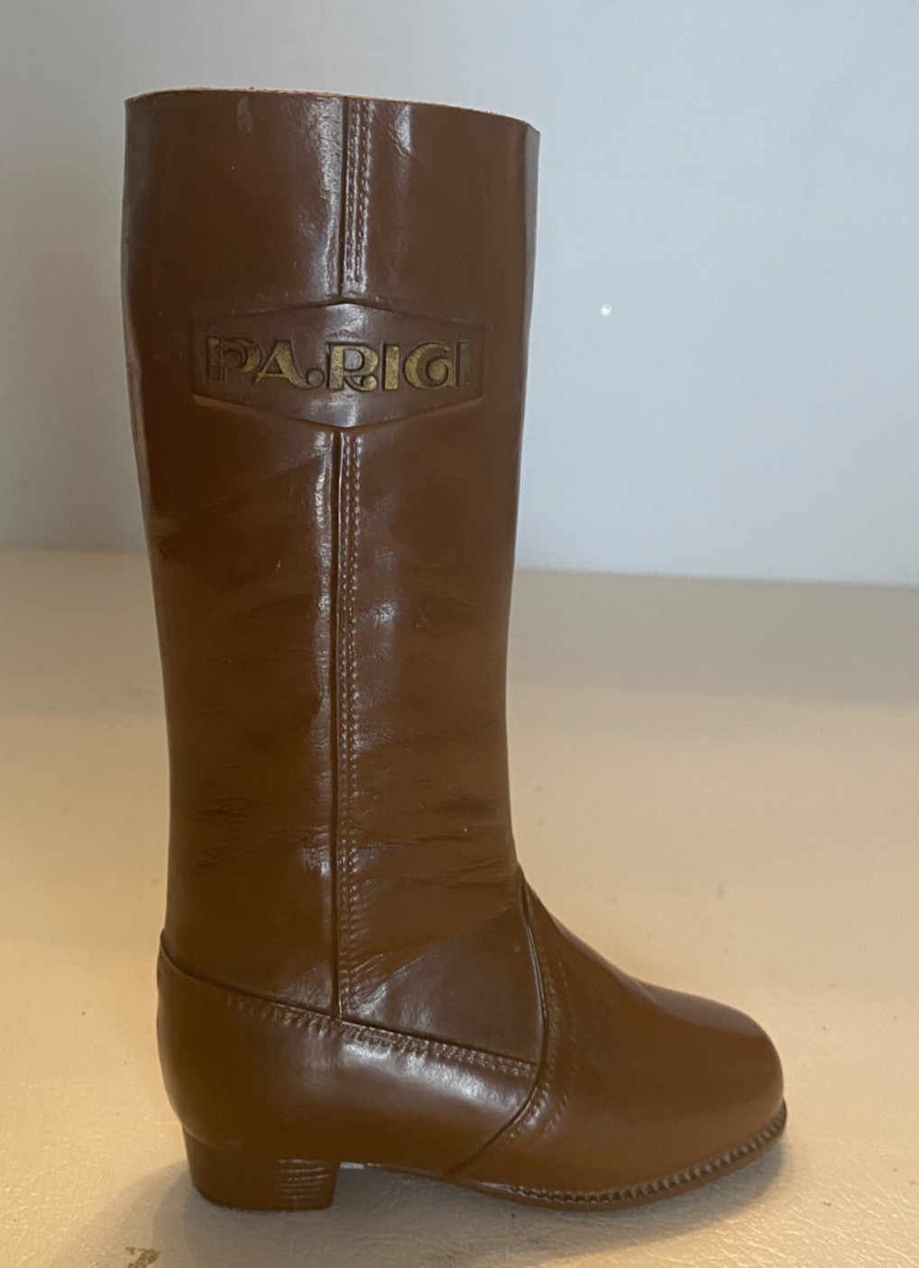 Vintage Advertising Boot Miniature Display Parigi 1960s USA Pencil Holder Vase