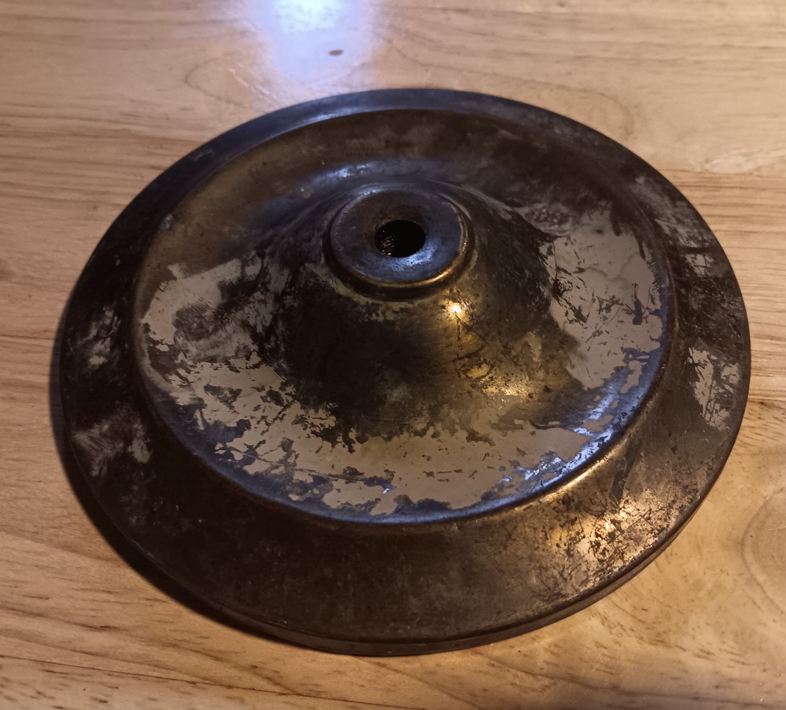 Antique Vintage Curtis Leger Fixture Co Stand Base Part