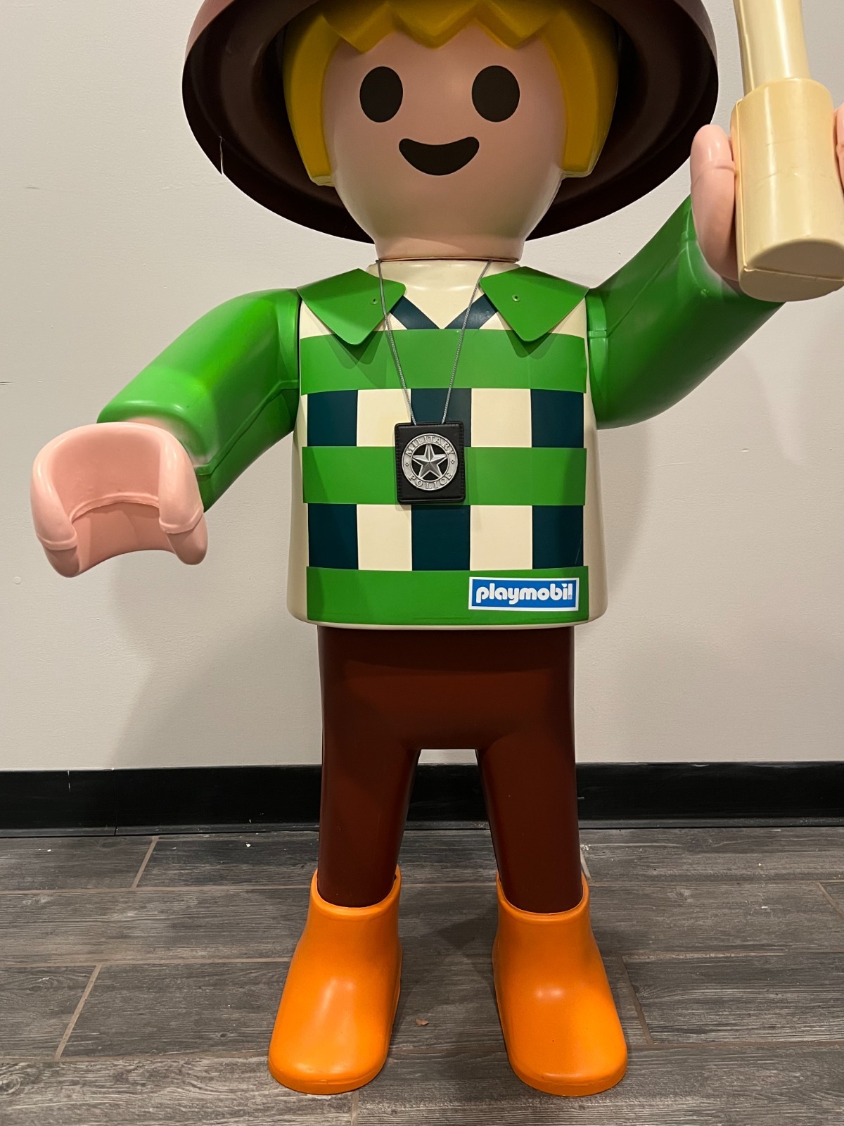 Playmobil Police Officer Life-Size Store Display Advertising Figure Traffic Stop