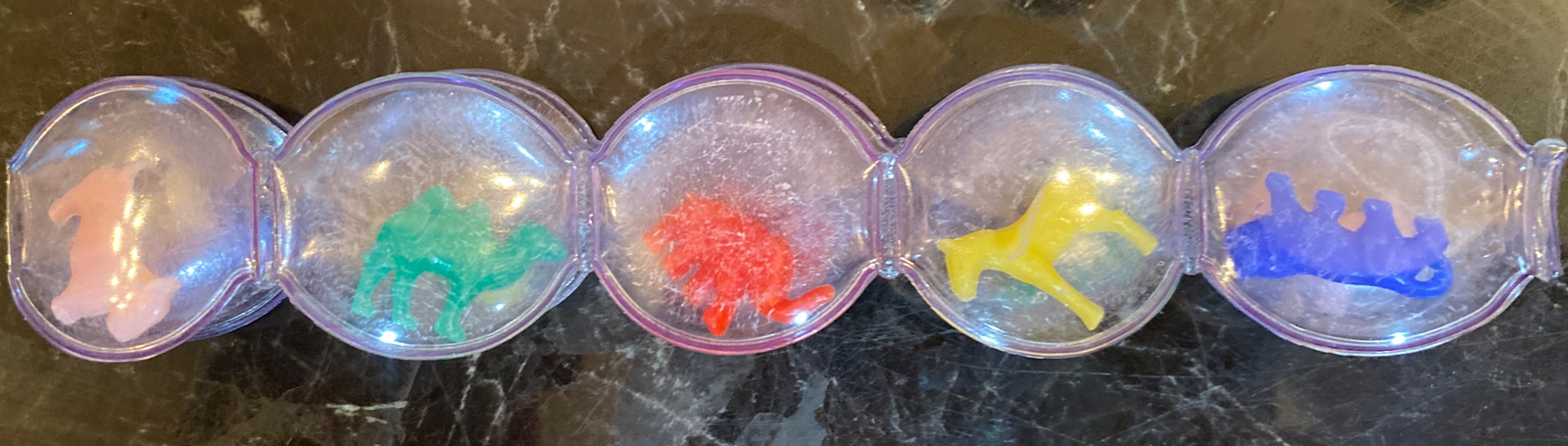 3 RING TEETHING CIRCUS RARE VINTAGE LARGE COUNTERTOP STORE DISPLAY 1940’s