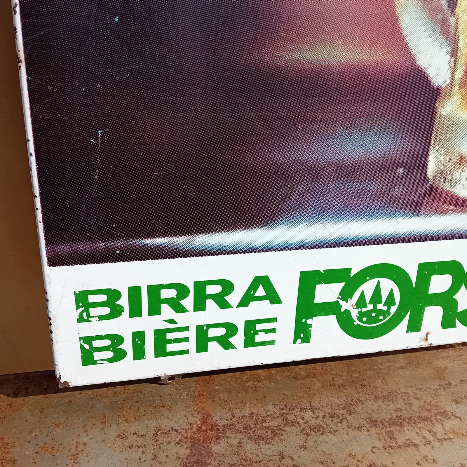 Forst Beer Screen Printed Table Sign