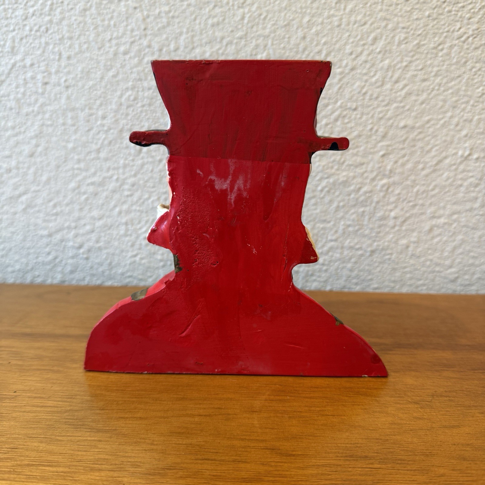 Vintage Beefeaters Gin Bust Torso Advertisement Hand Painted Plaster 6”