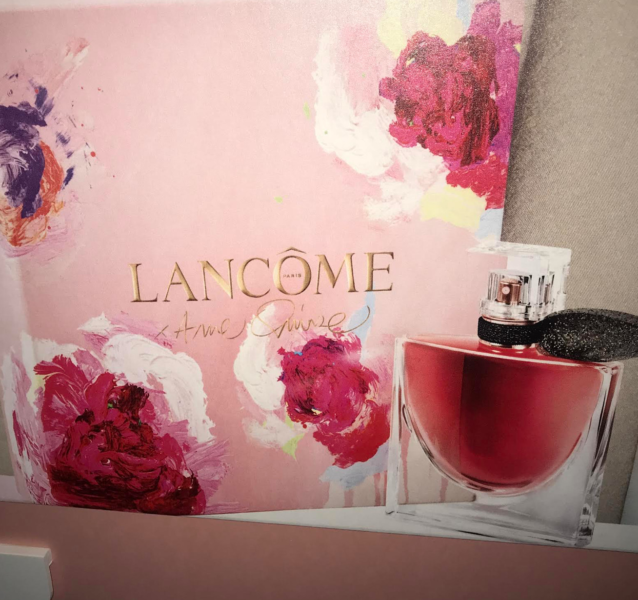 Julia Roberts Lancome Perfume PROMO DISPLAY Ulta a vie est belle Fragrance HUGE