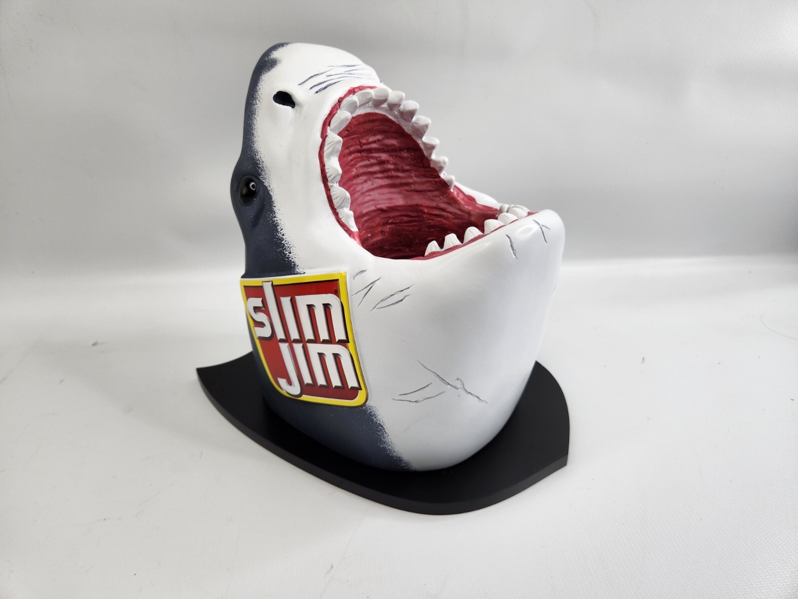 Slim Jim Shark Wall Display Piece Great White Bite – Brand New