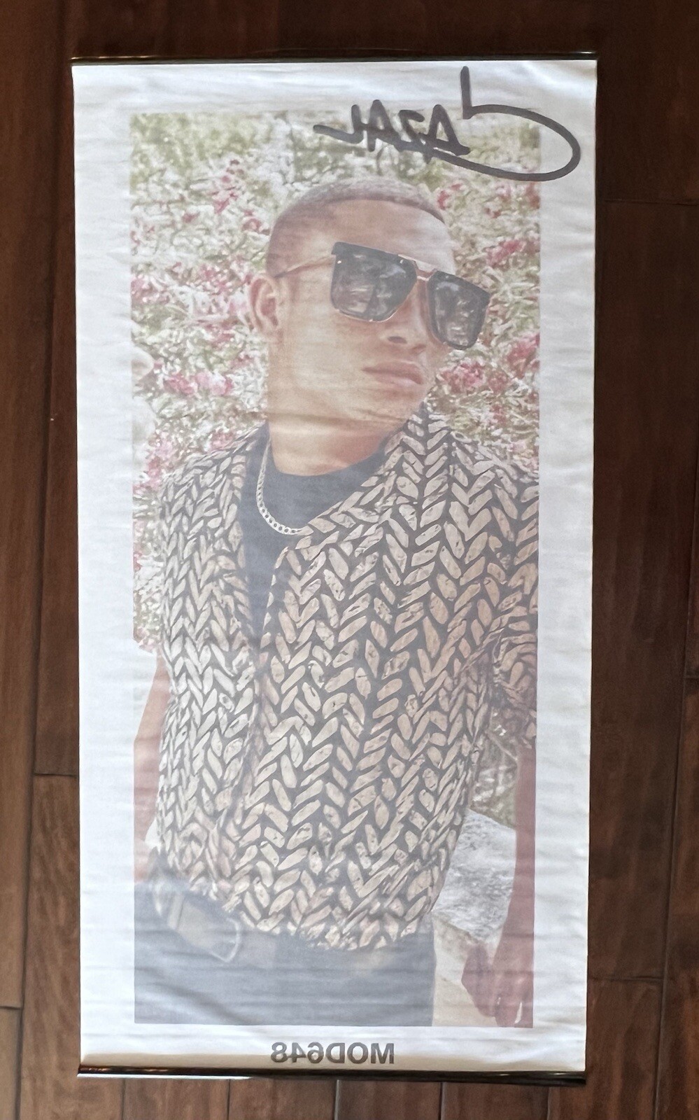 CAZAL In-Store Advertising-HANGING SILK POP Marketing-24” x 47”-RARE-Great Cond.