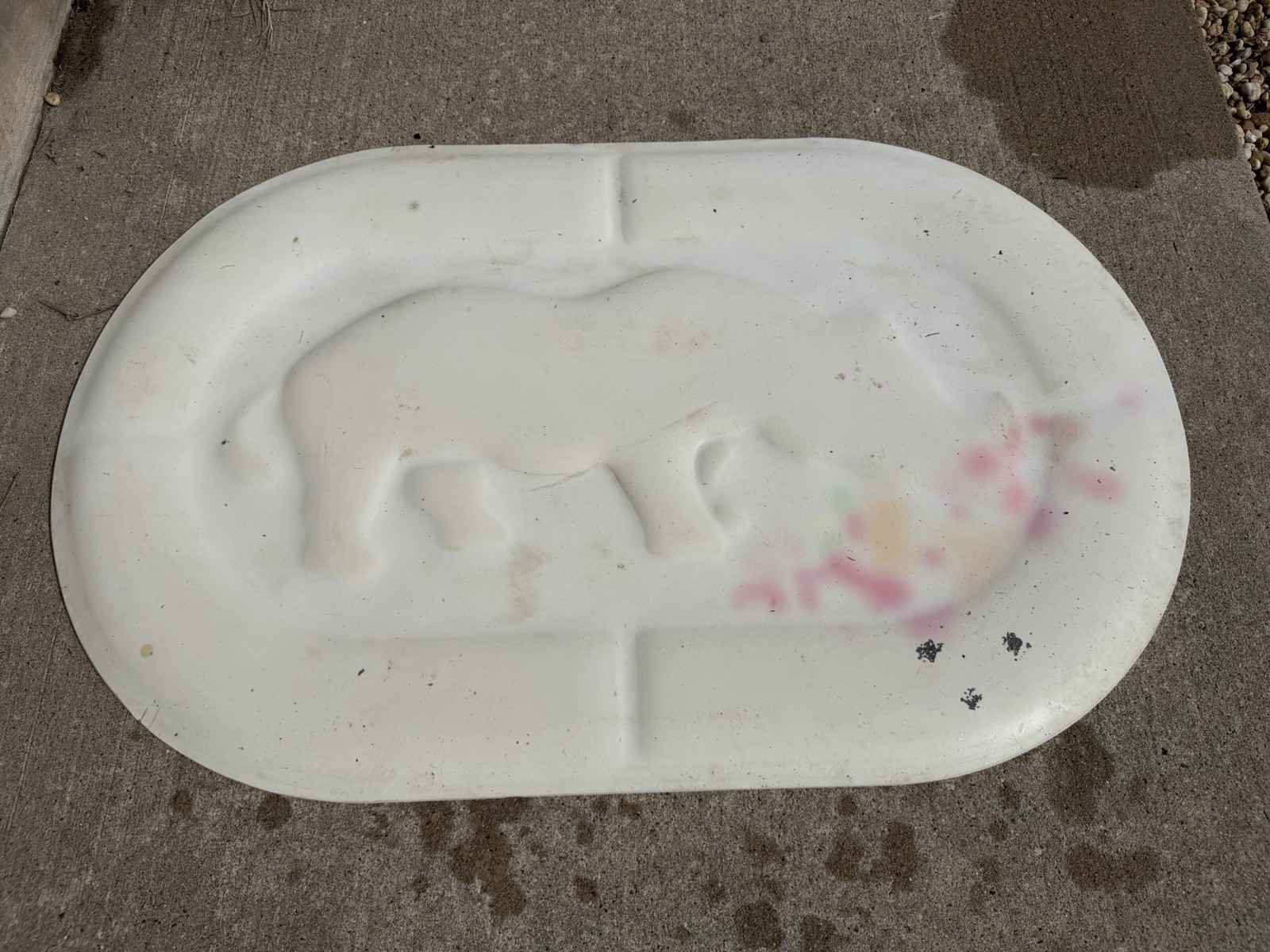 Ecko Unltd Rhino Store Display Mat Red White 24×35 Retail Sign Y2K RARE!