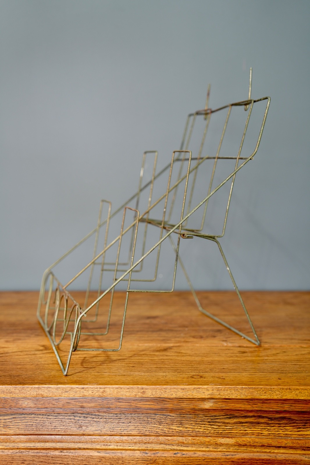Antique Store Counter Display Rack Art Deco Stand Greeting Cards Vintage