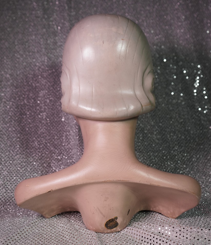 Vintage Art Deco Female Mannequin Head Bust Store Display Antique – Beautiful!
