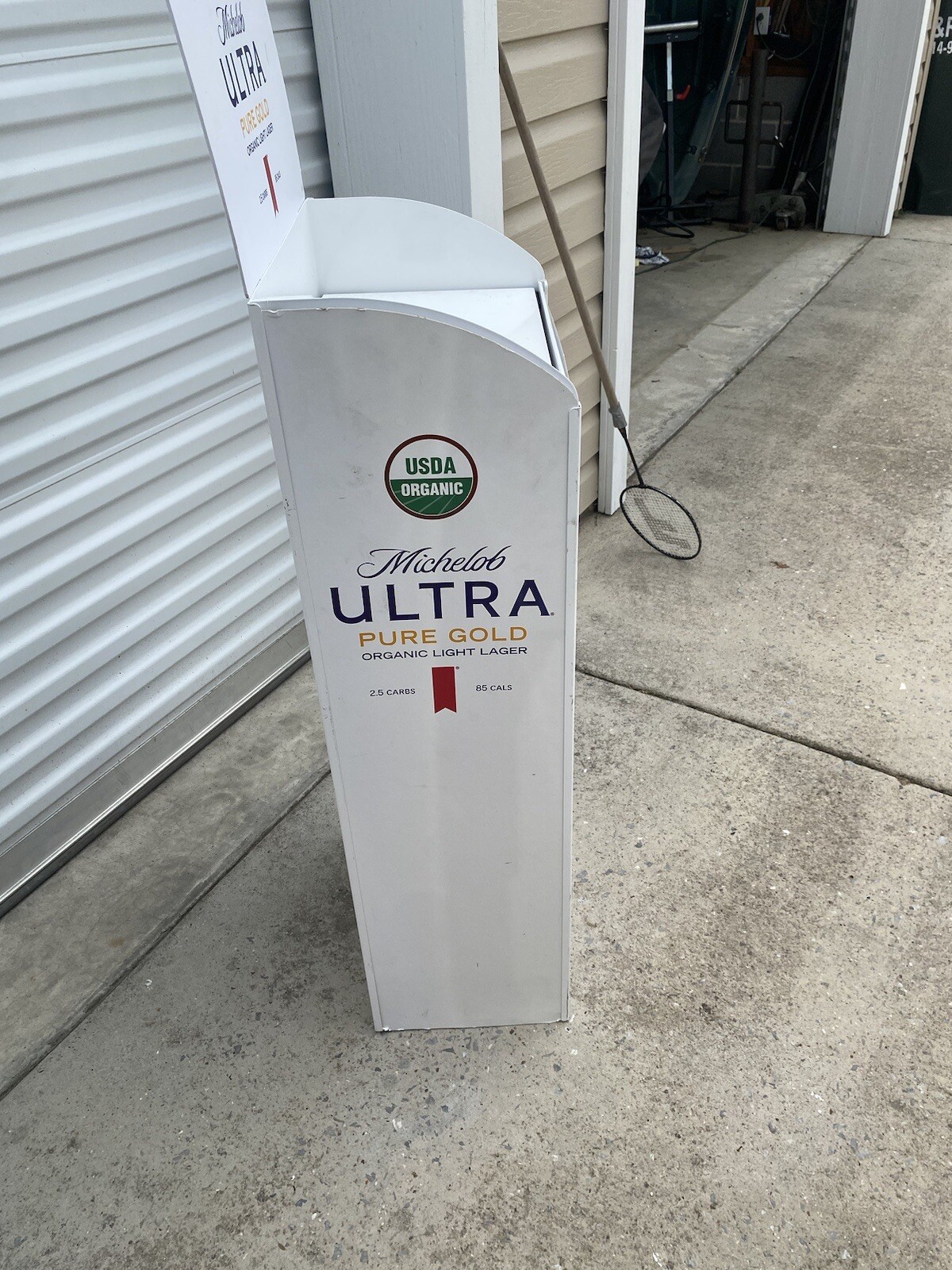 Michelob Ultra Store Display End Cap , Holds Multiple Cases – RARE!