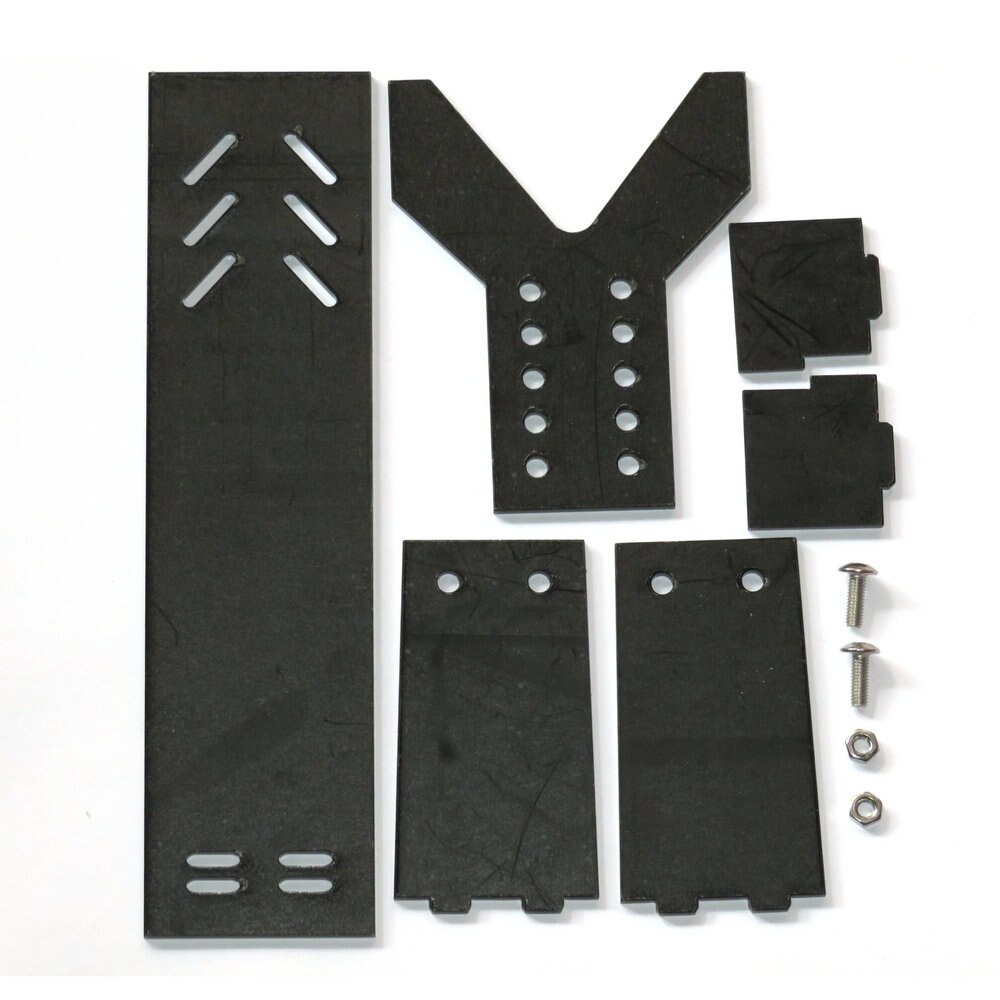 Pistol Display Stand Black Acrylic for Pistol Revolver,Toy Gun,Adjustable Stand