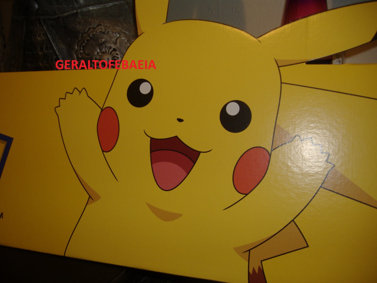PIKACHU STORE SIGN DISPLAY CARDBOARD POSTER, 2023