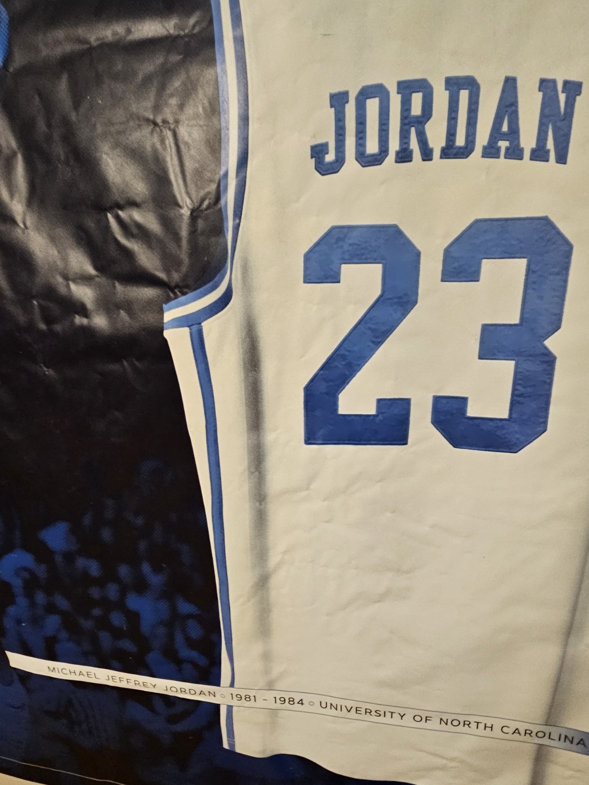 Michael Jordan Greats And Glory UNC Champs Sneakers Advertising Vinyl Banner
